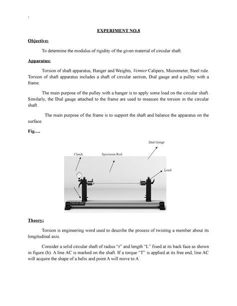 torsion test and determination of modulus of rigidity of materials|torsional testing of circular shaft.